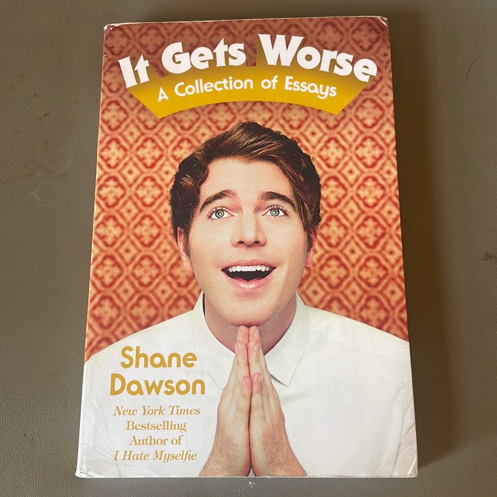 “It Gets Worse” A Collection of Essays from Shane Dawson book / Used paperback